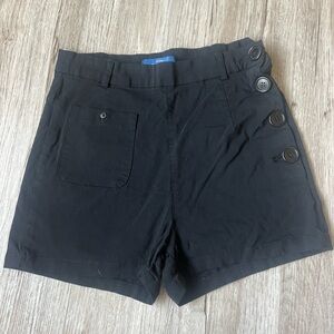Collectif Vintage Black Sailor Shorts